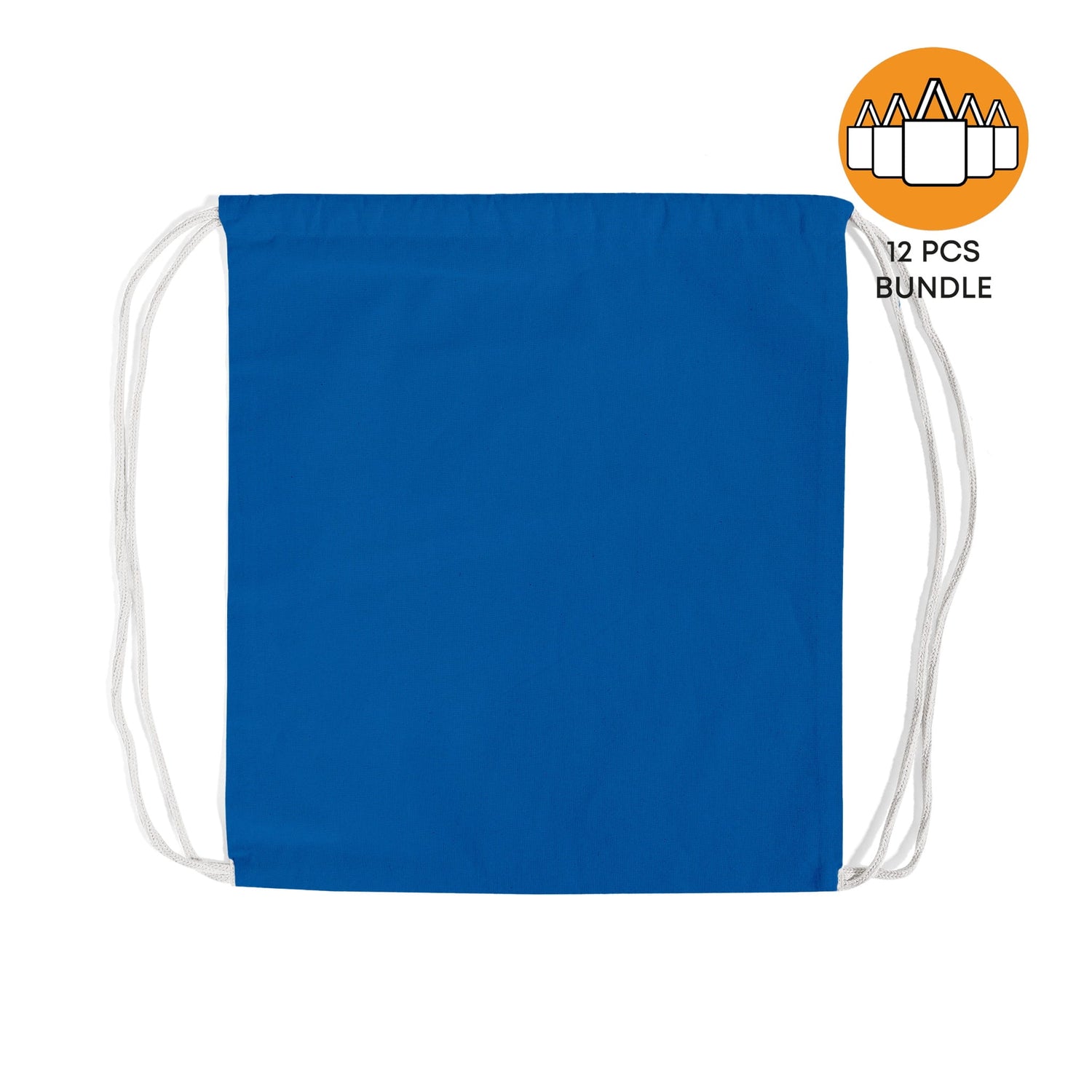 12 ct Small Canvas Drawstring Backpack / Cinch Packs