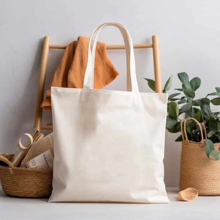 Natural Loop Handle Designer Canvas Tote Bag, Size/Dimension: 38 X 42 X 10  Cms at Rs 150/piece in North 24 Parganas