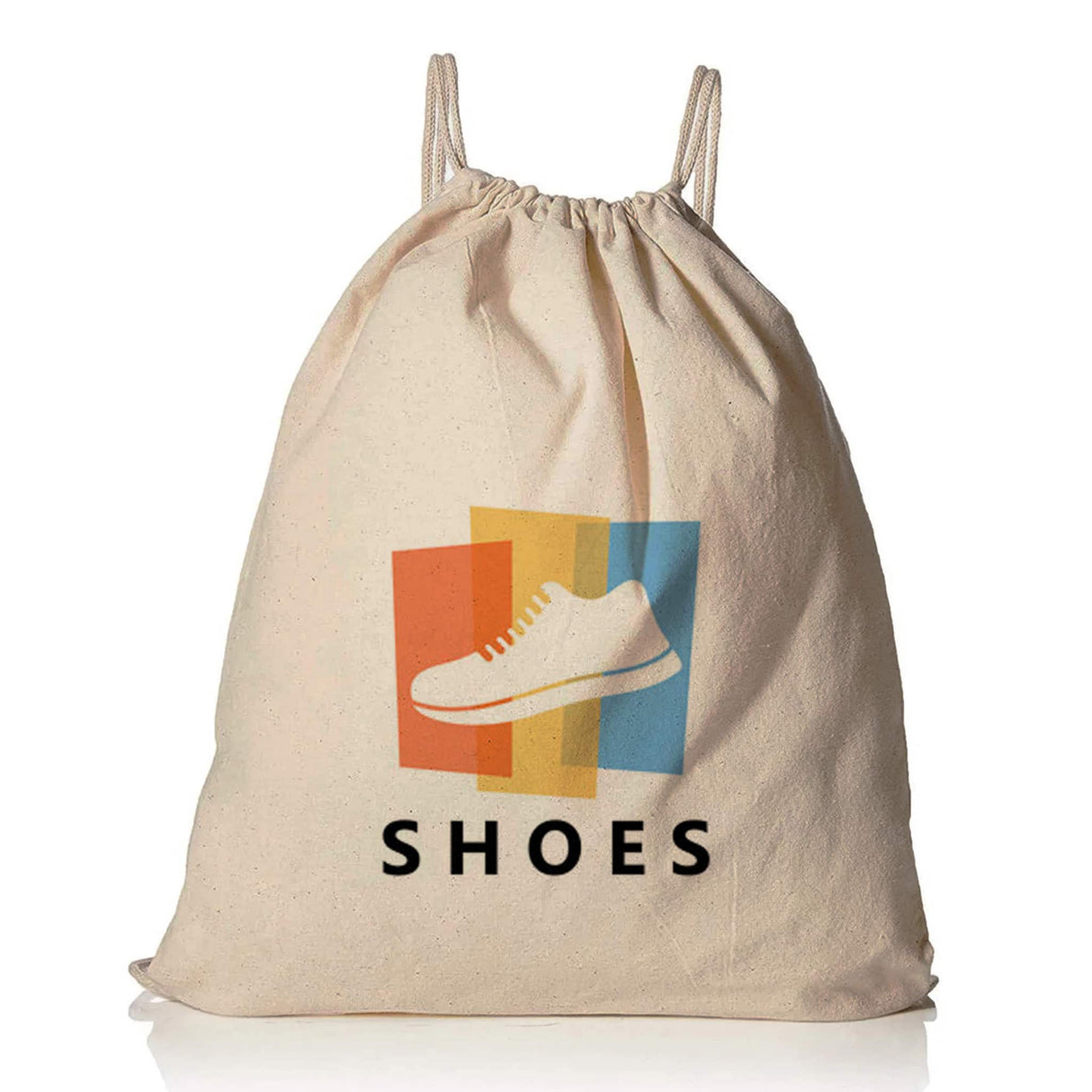 Custom Organic Cotton Drawstring Backpack