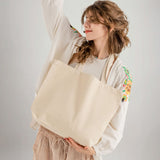 Med/Large Canvas Wholesale Tote Bag with Long Handles -TG250