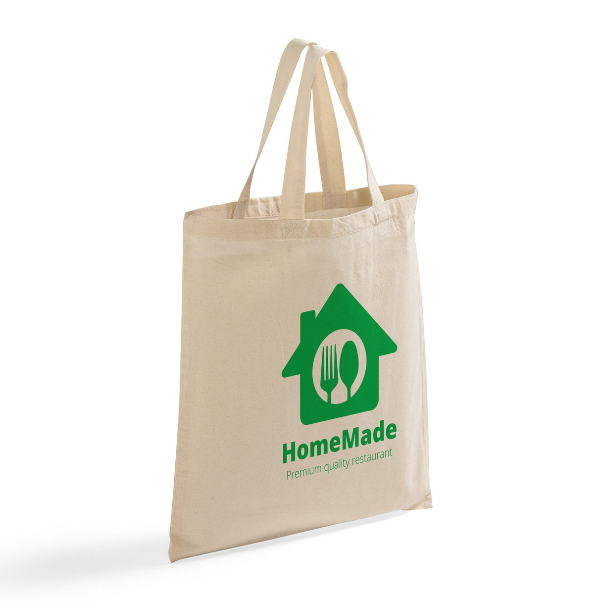Custom 15 in Short Handle Tote Bags - Tote Bags with Your Logo - TBS15