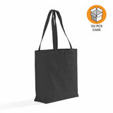 120 ct Large Size Light Canvas Wholesale Tote Bag with Long Handles - By Case