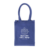 Small Burlap Promotional Tote Bags - Customized Jute Tote Bags With Your Logo - TJ887