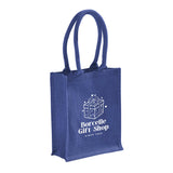Small Burlap Promotional Tote Bags - Customized Jute Tote Bags With Your Logo - TJ887