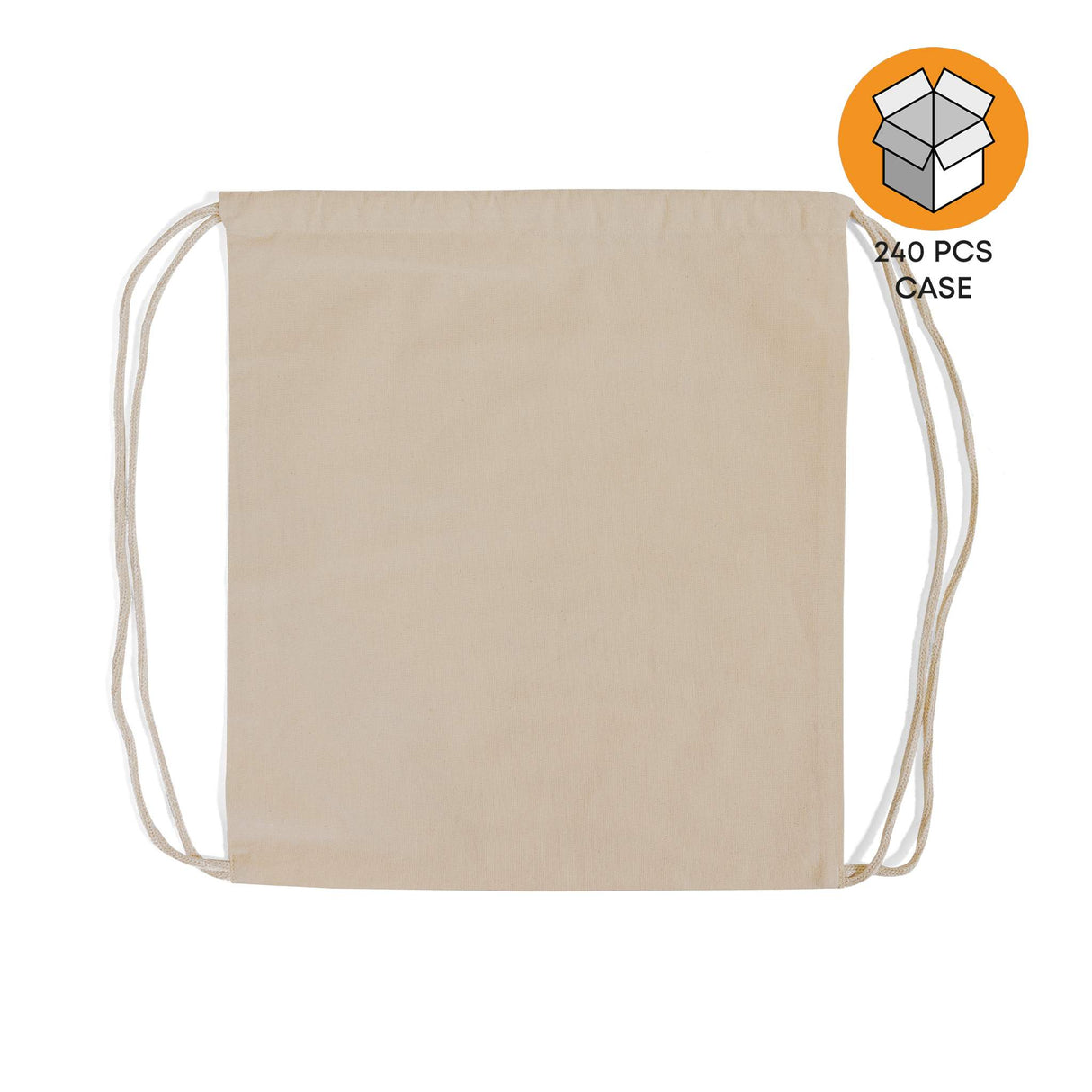 Small Canvas Drawstring Backpack Case