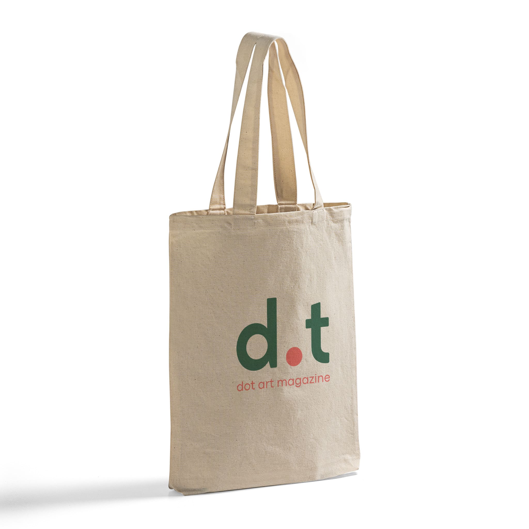 11 in Small Custom Natural Tote Bags - Small Cotton Bags with Your Log