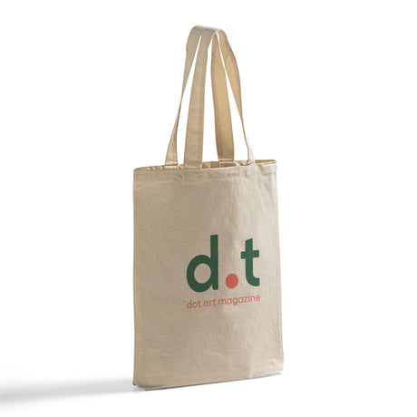 11 in Small Custom Natural Tote Bags - Small Cotton Bags with Your Logo - TB111