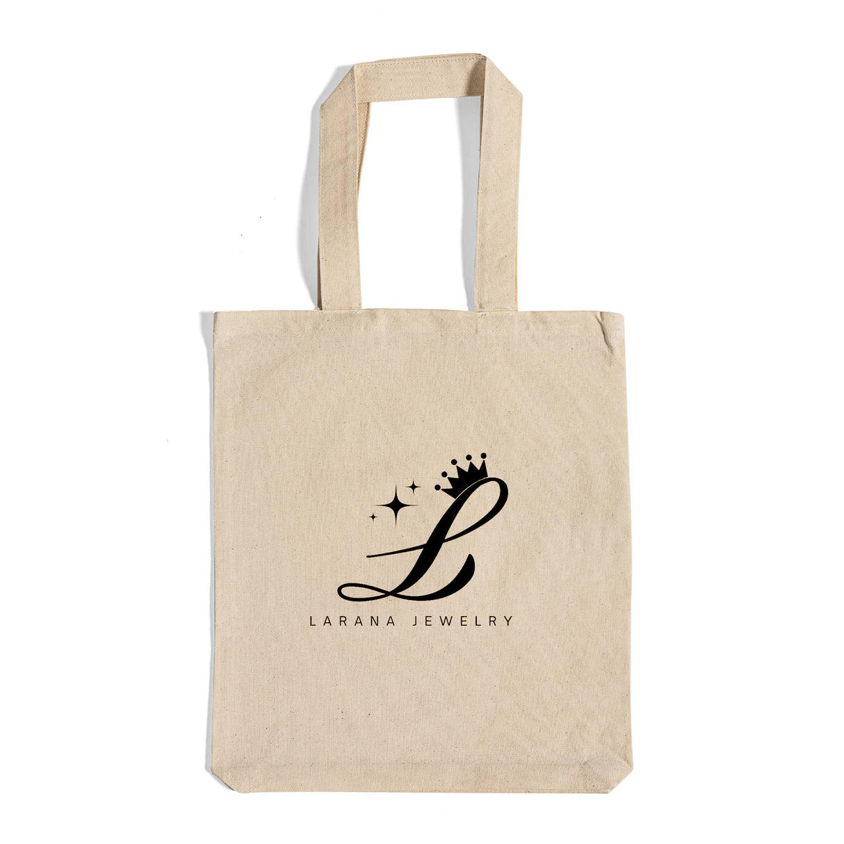 11 in Small Custom Natural Tote Bags - Small Cotton Bags with Your Logo - TB111