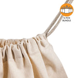 Small Drawstring Bag Opening Detail Bundle