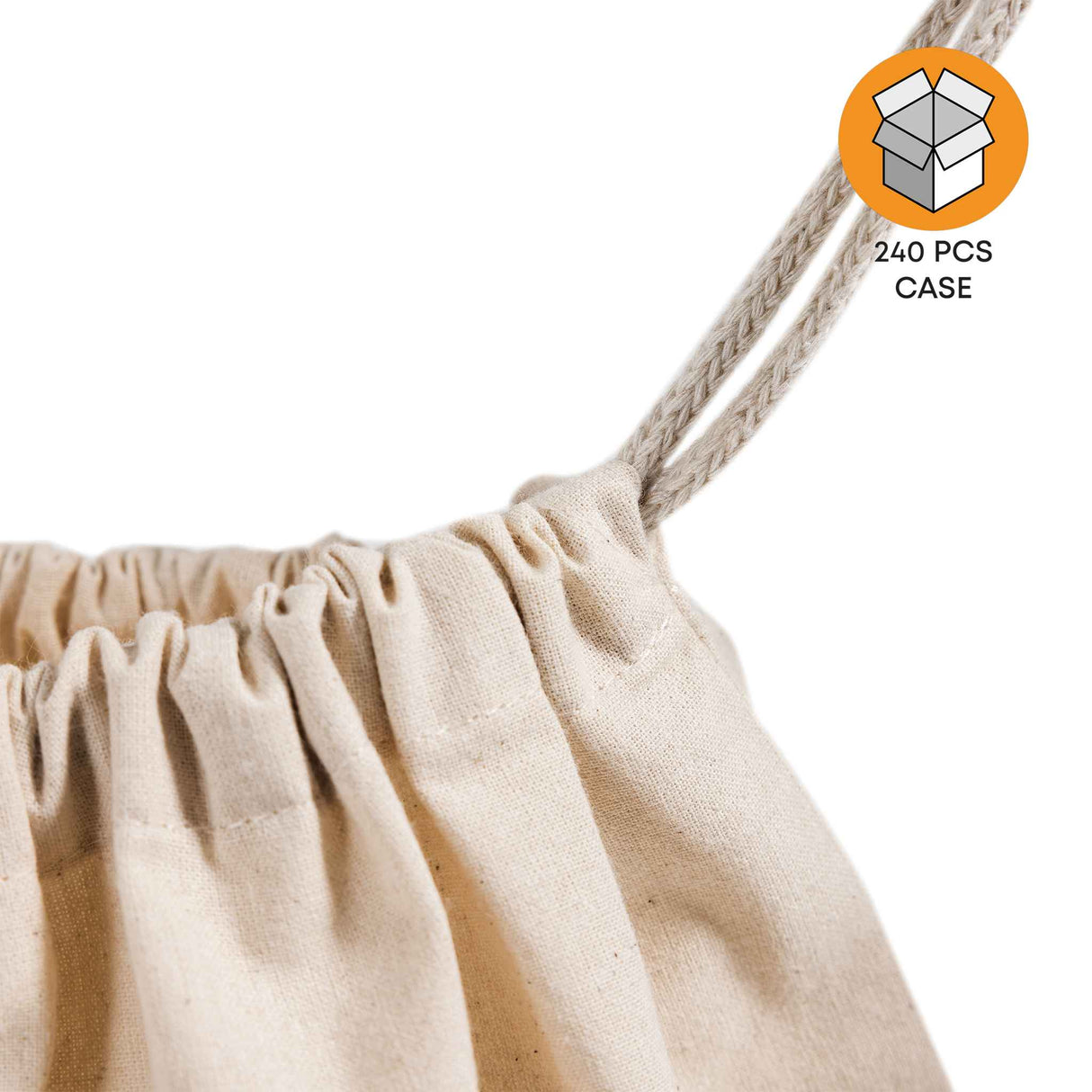 Small Drawstring Bag Opening Detail Case