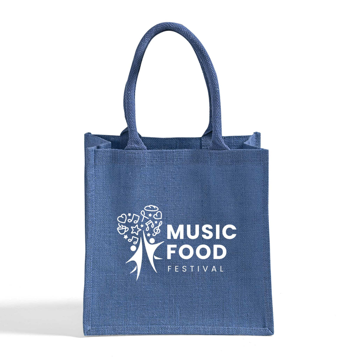 Square Burlap Bags Tote Bags - Custom Tote Bags with your Logo - TJ888