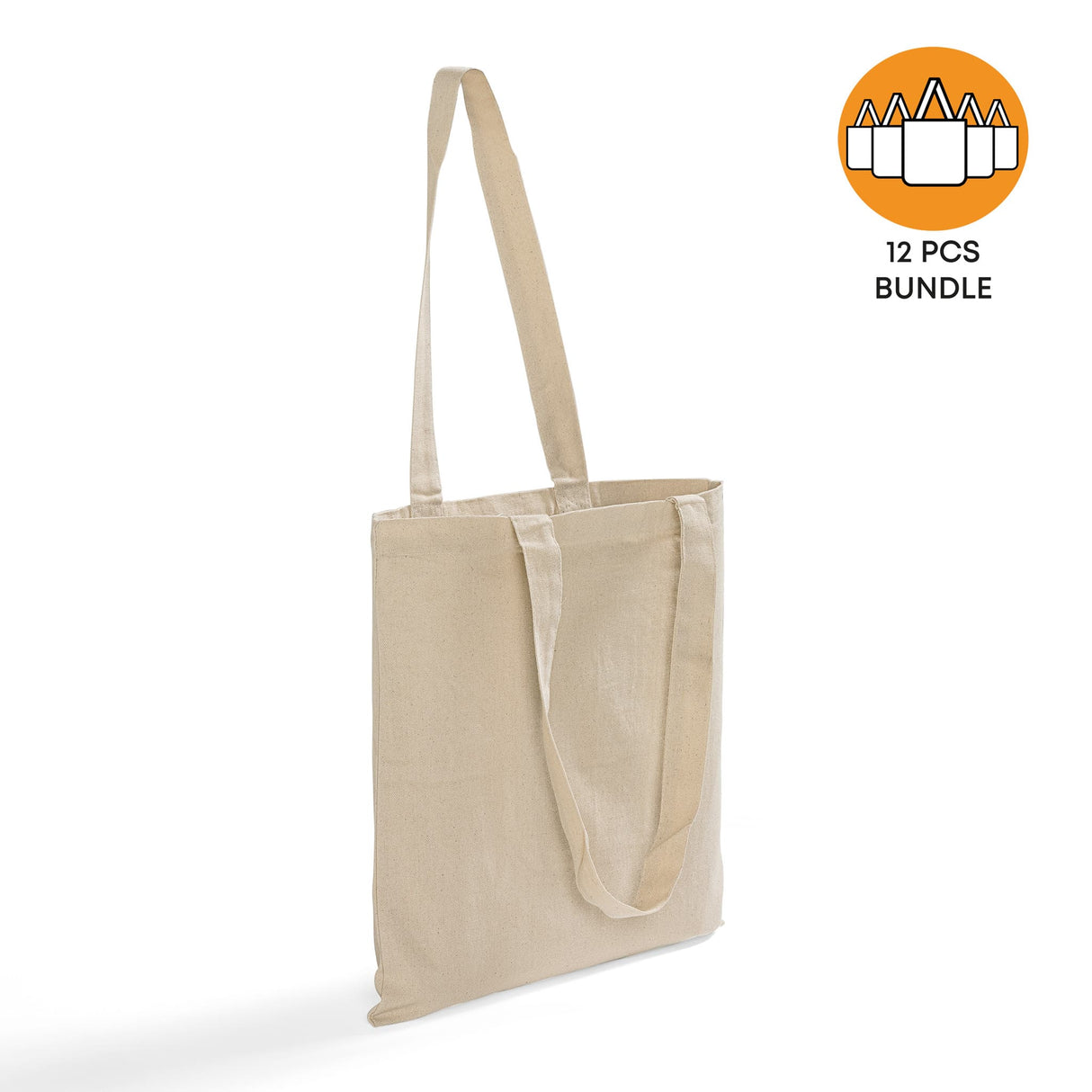 12 ct Eco-Friendly Canvas Convention Tote Bags - By Dozen