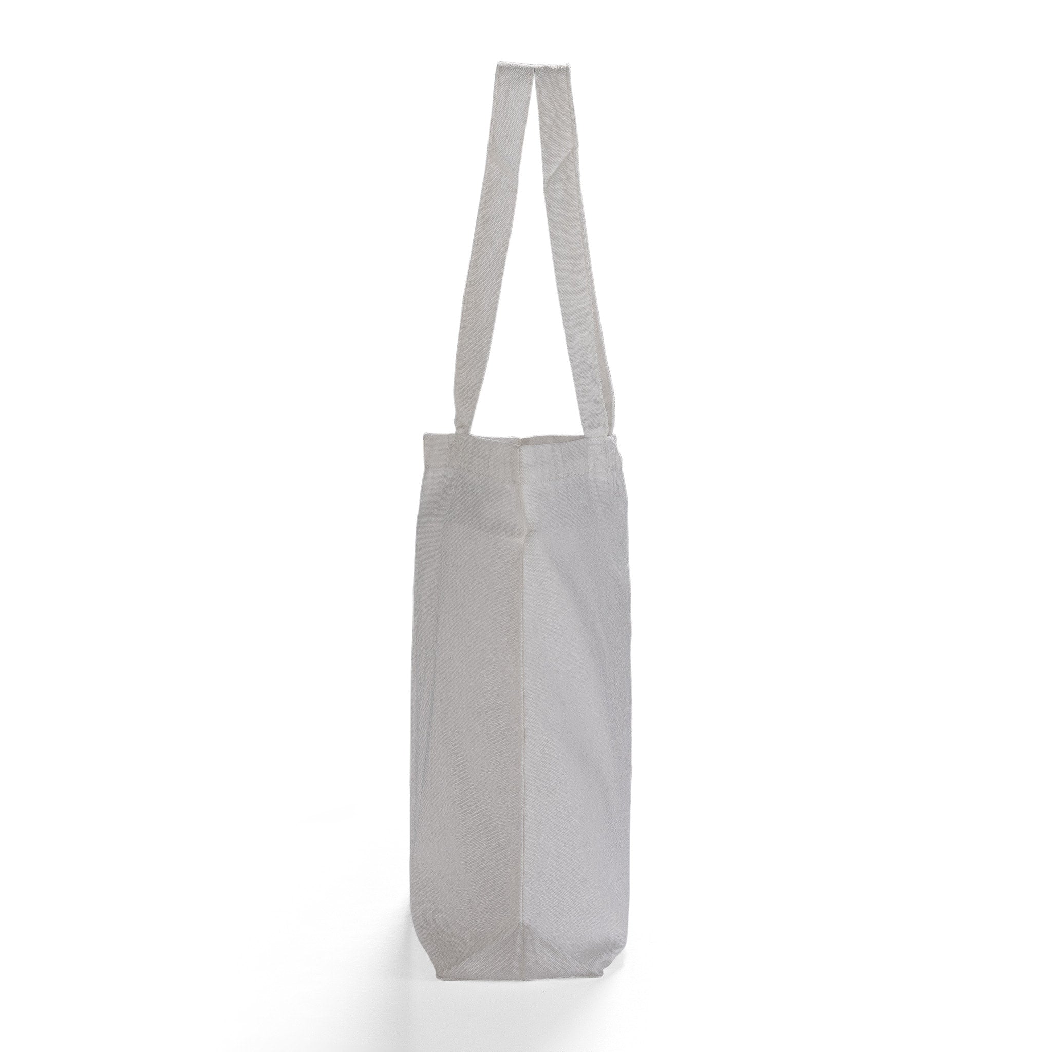 Large 100% Polyester Canvas Sublimation Tote Bags White - SB219