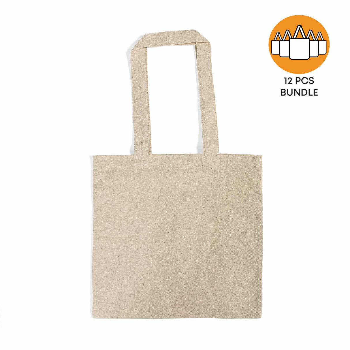 12 ct Eco-Friendly Canvas Convention Tote Bags - By Dozen