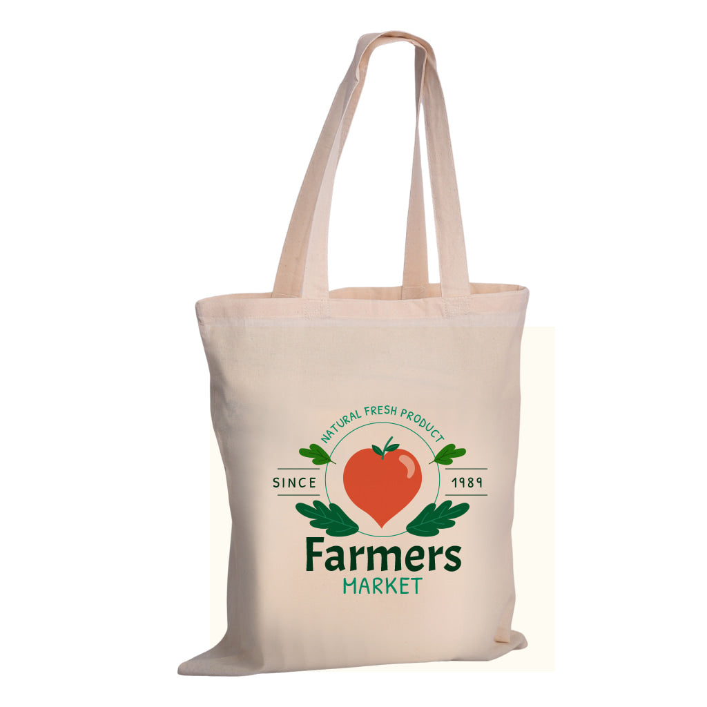 240 ct Economical Give away Cotton Tote Bags - By Case