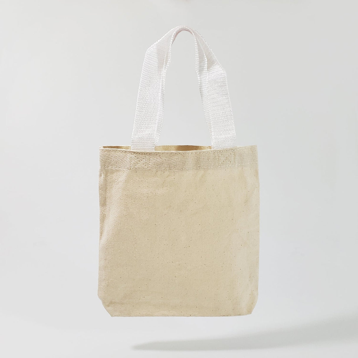 Closeout 8" Mini Cotton Canvas Gift Tote Bags - TC208