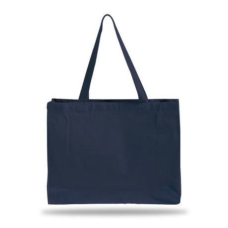 Full Gusset Heavy Canvas Affordable Horizontal Tote Bags - TF275