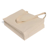 Full Gusset Heavy Canvas Affordable Horizontal Tote Bags - TF275