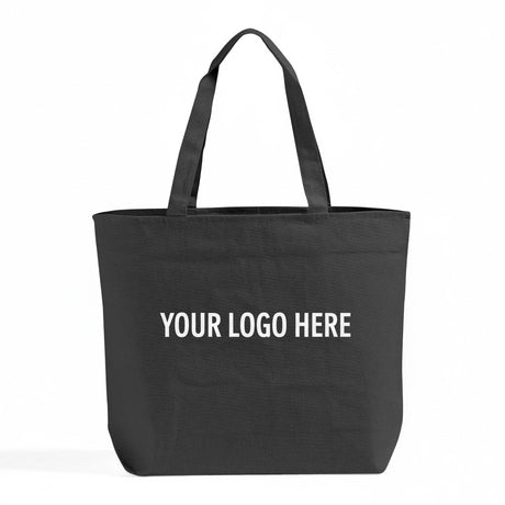 Heavy Canvas Zipper Tote Bags Customized - Personalized Heavy Tote Bags With Your Logo - TG261