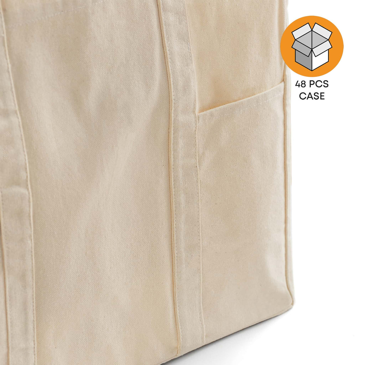48 ct Organic Utility Canvas Tote - By Case