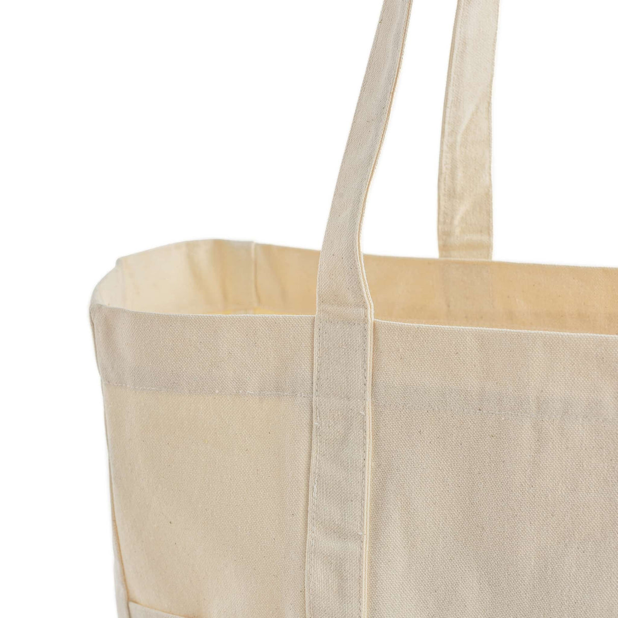 utility canvas totebag top detail