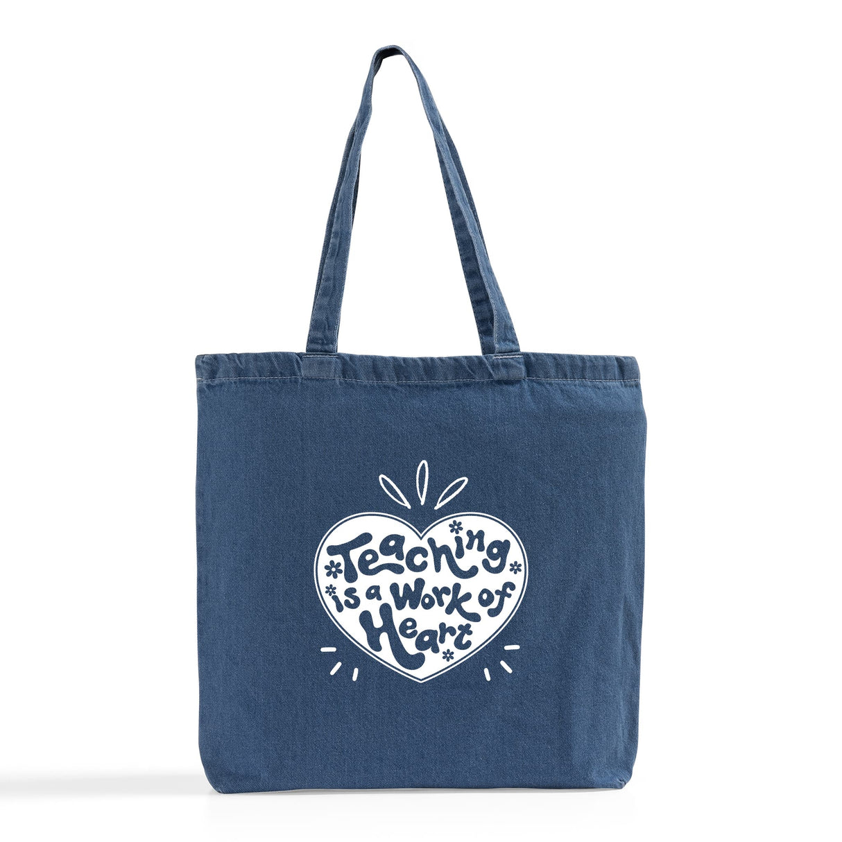 Washed Denim Canvas Tote Bags Promotional - Canvas Tote Bags Custom Printed