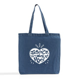 Washed Denim Canvas Tote Bags Promotional - Canvas Tote Bags Custom Printed