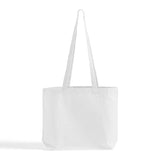 White Large Value Messenger Canvas Tote