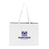 Zippered Large Custom Shopping Tote Bags - Your Logo Tote Bags