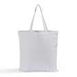 white sublimation polyester canvas tote