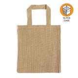 96 ct Wholesale Burlap Bags - Promotional Jute Tote Bags - By Case