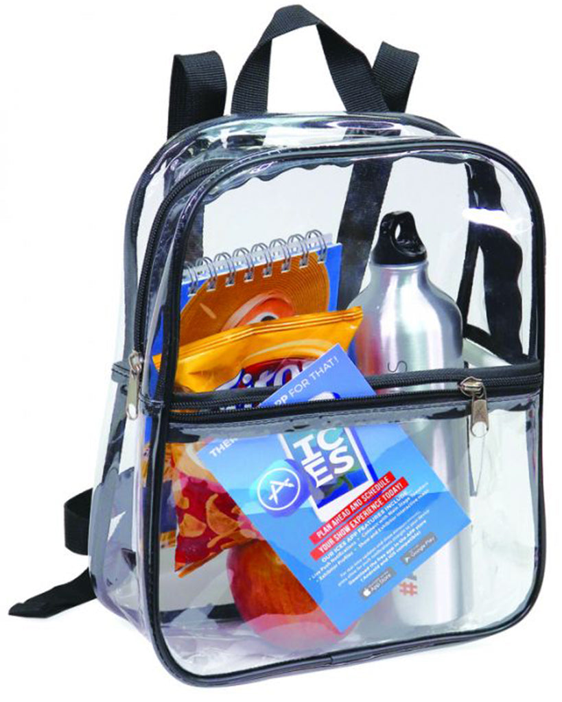 6 ct Clear Backpack - By Pack
