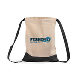 Heavy Canvas Customized Drawstring Bags / Printed Canvas Drawstring Backpack - BPK57