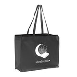 Zippered Large Custom Shopping Tote Bags - Your Logo Tote Bags