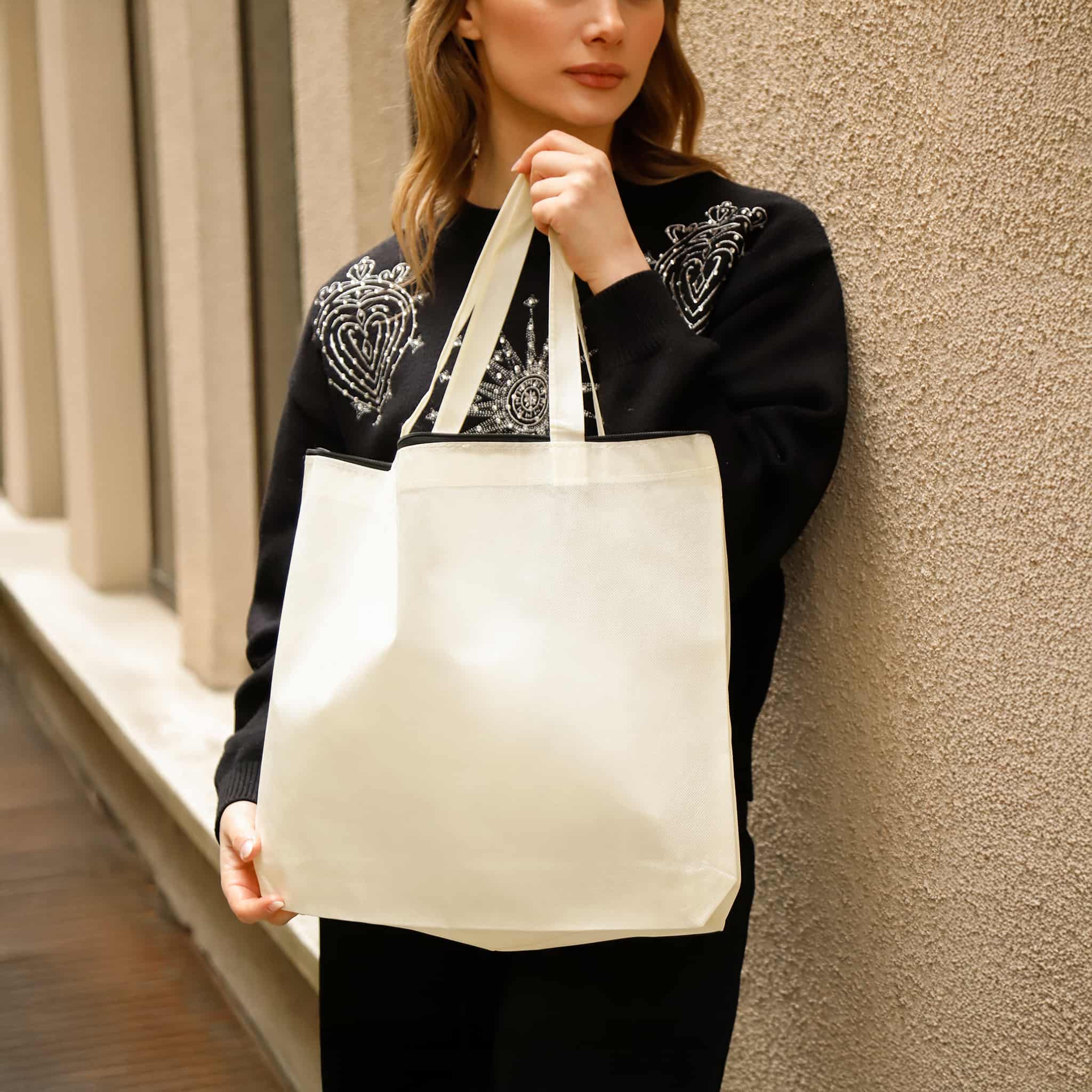 zippered-non-woven-tote-model.