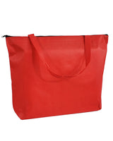 300 ct Zippered Promo Convention Tote Bag with Gusset - By Case