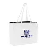 Zippered Large Custom Shopping Tote Bags - Your Logo Tote Bags