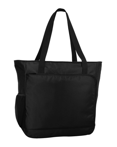 Luxury Poly Canvas City Tote with Laptop Sleeve