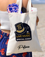 New Year Live Music Tote Bag - New Year's Tote Bags