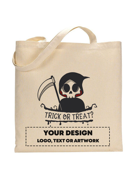 Reaper Trick or Treat? - Halloween Tote Bags