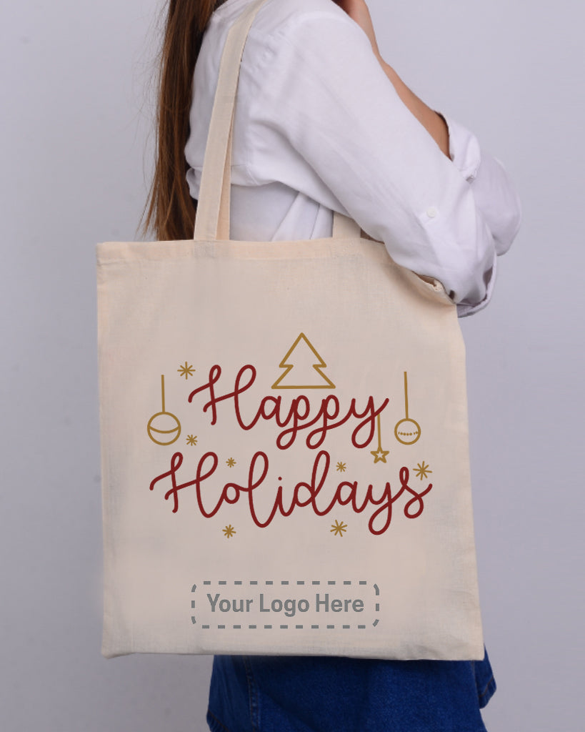 Happy Holliday Christmas Tote Bag - Christmas Bags