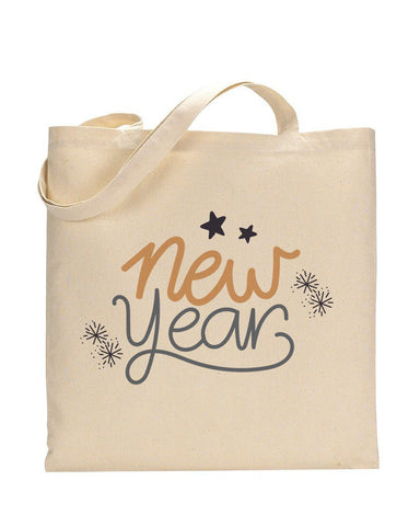 New Year Stars Tote Bag - New Year's Tote Bags
