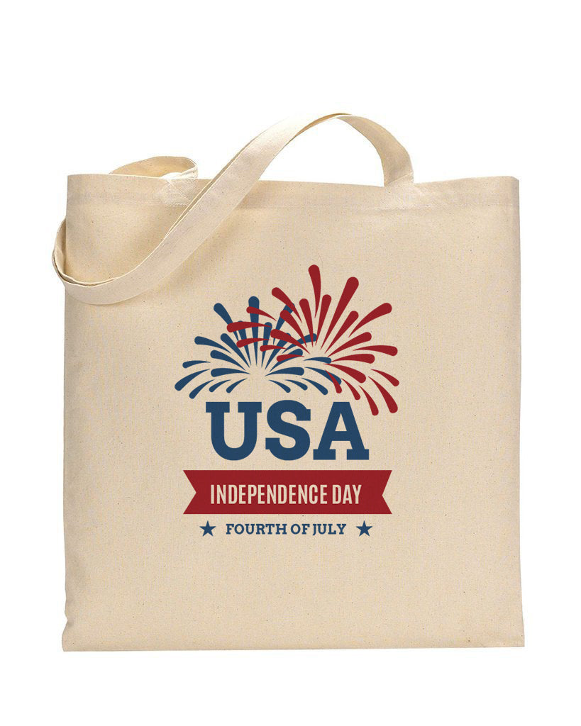 Fireworks Tote Bag - 4th Of July Tote Bags