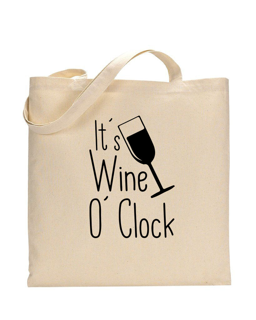 It's Wine O'Clock Design - Winery Tote Bags