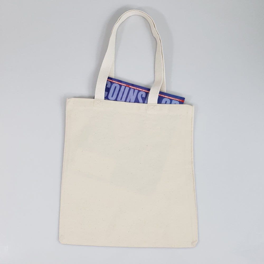 144 ct Economical Canvas Convention Tote Bag with Web Handles - TB204T - By Case