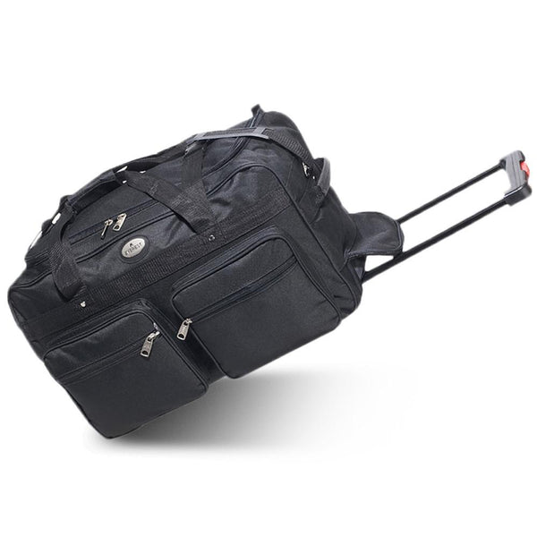 Stylish 22-Inch Wheeled Duffel Affordable, Black by Tote Bag Factory