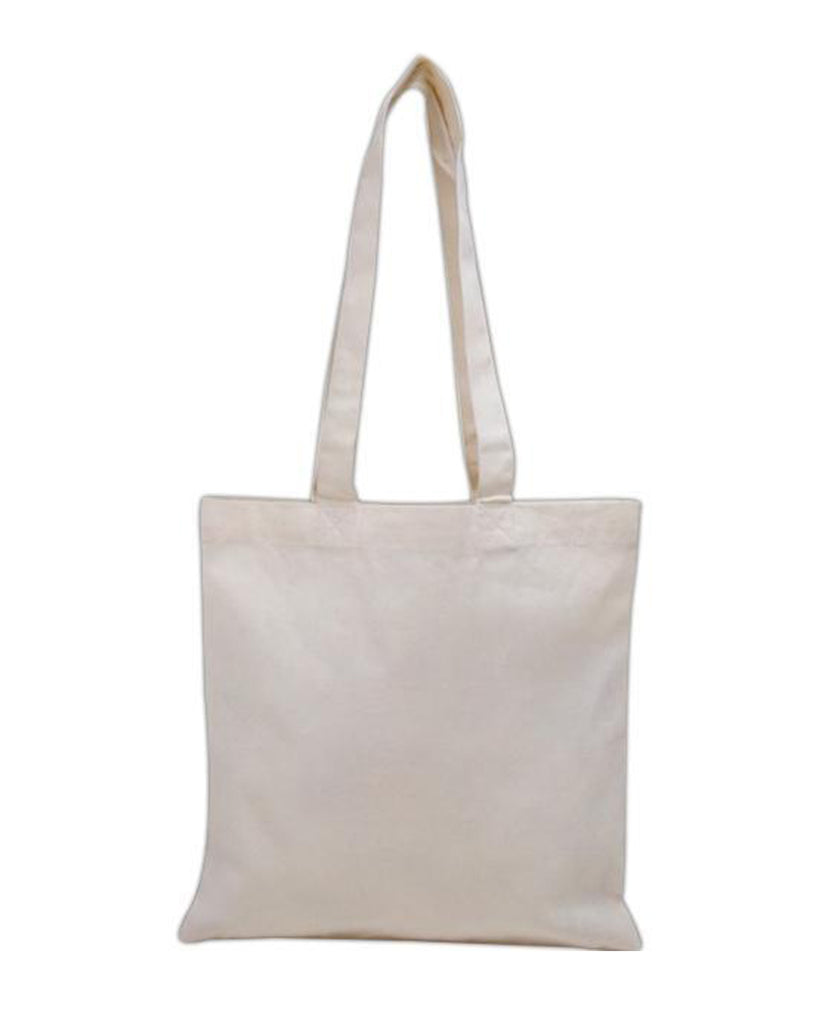 12 ct Over the Shoulder 26 Long Handle Cotton Tote Bags - By Dozen