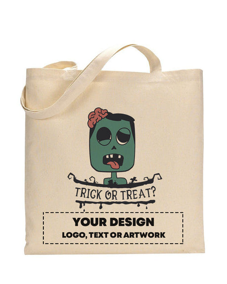 Zombie Trick or Treat? - Halloween Tote Bags
