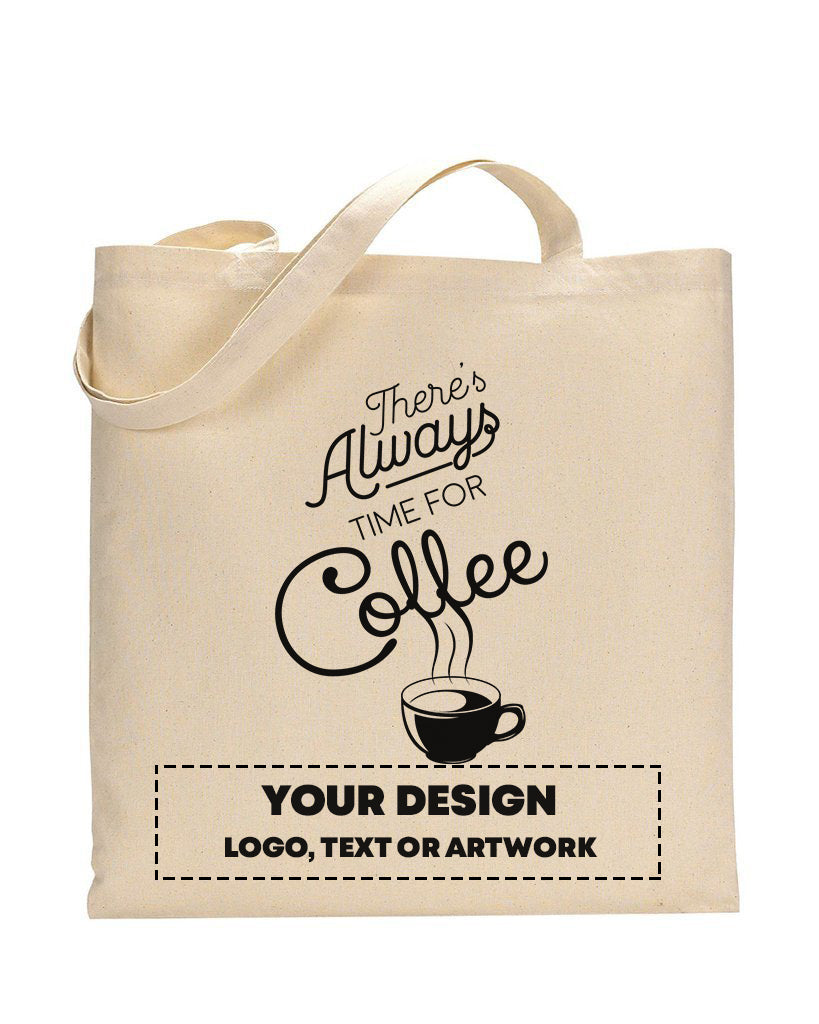 There's Always Time - Coffee Shop Tote Bags