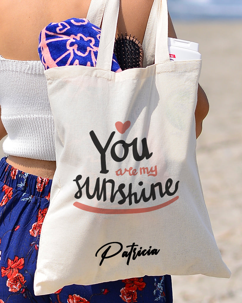 You Are My Sunshine - Valentine's Tote Bag